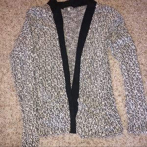 Black and white sweater